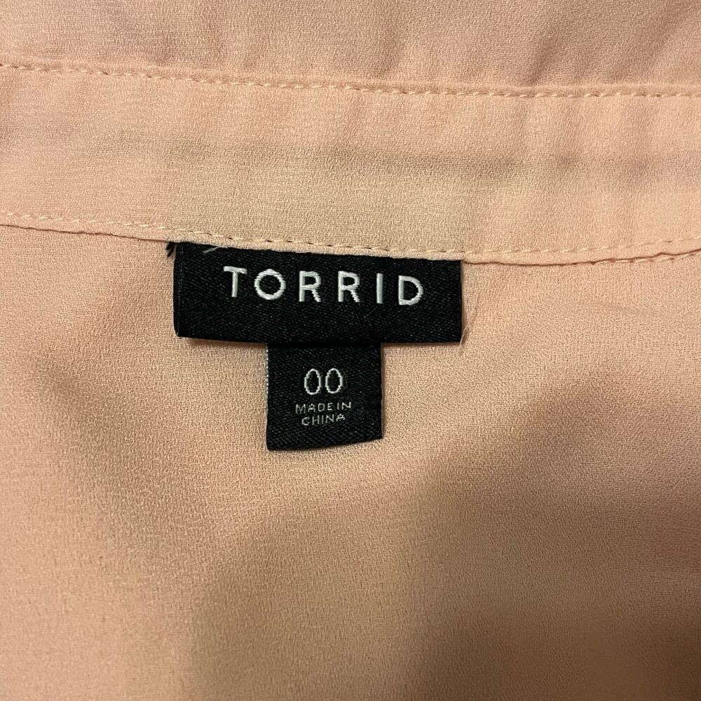 Torrid Button Down Tank Piped Blouse - image 7